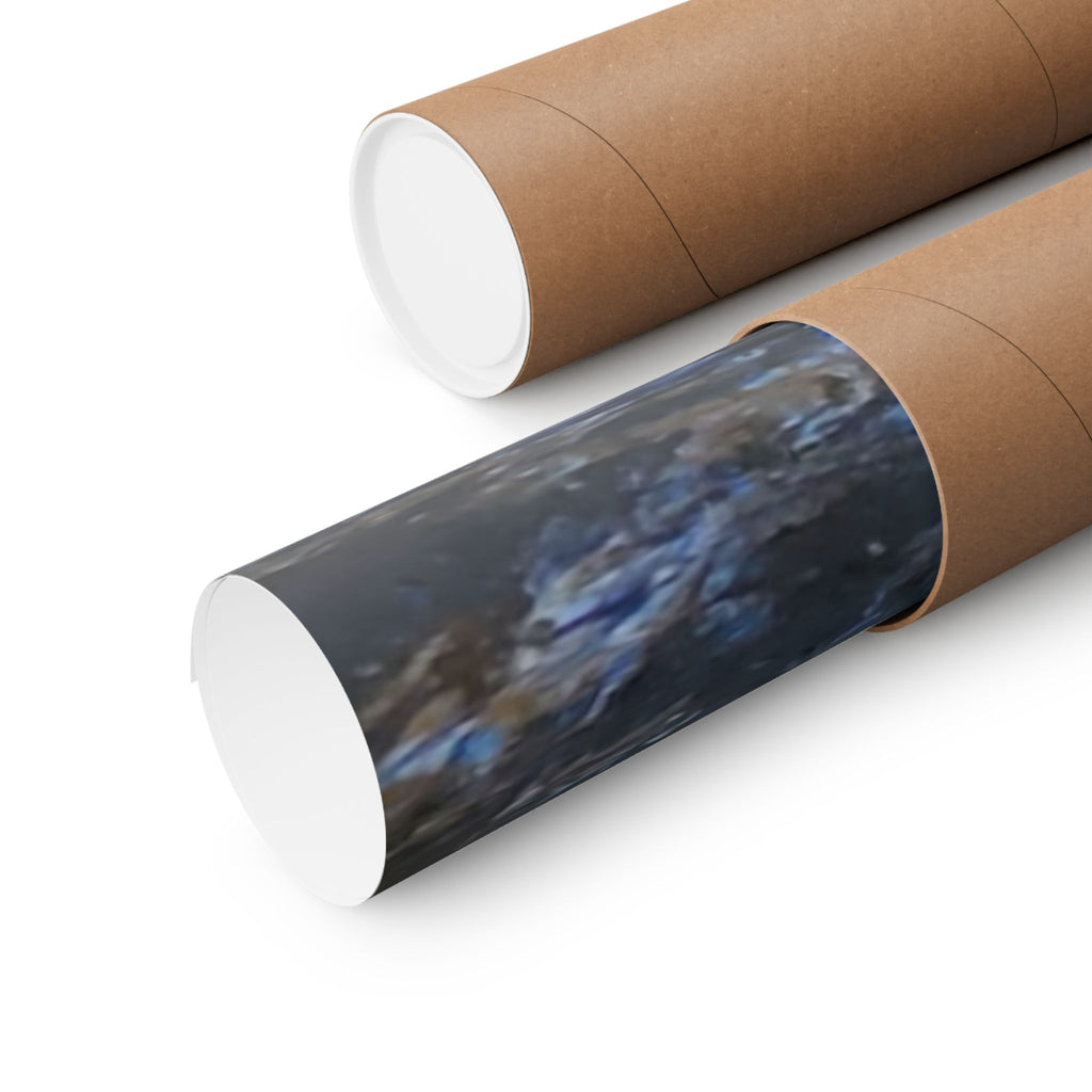 River Stream Nature Poster — Matte Vertical Wall Art for Home & Cabin Décor