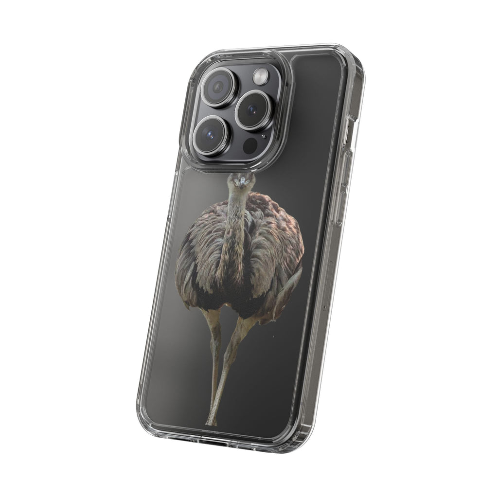 Clear Phone Case — Cute Emu Bird Design
