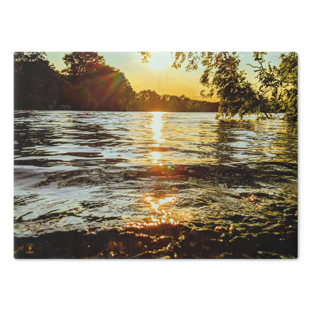 Forest Arch Cutting Board — Rustic Nature Photo Kitchen Board
