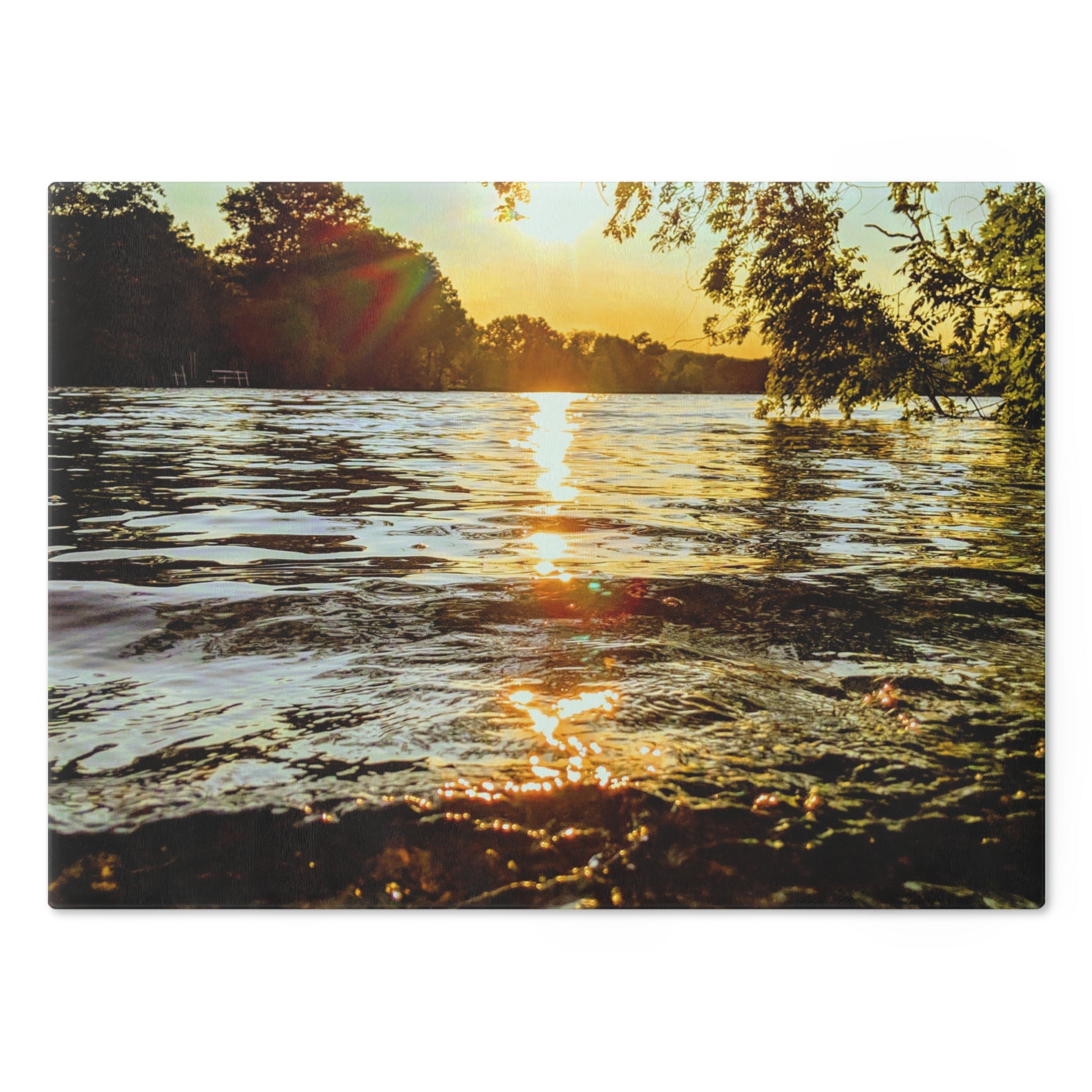 Forest Arch Cutting Board — Rustic Nature Photo Kitchen Board