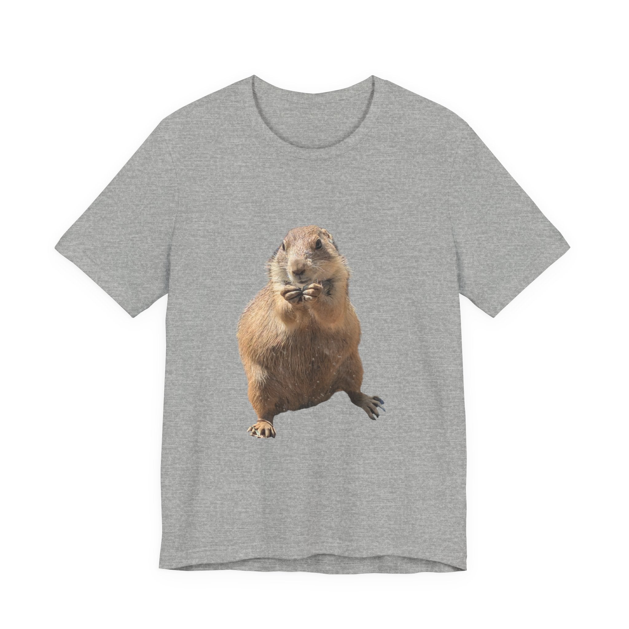 Prairie Dog Photo Tee — Cute Groundhog Animal Graphic T-Shirt