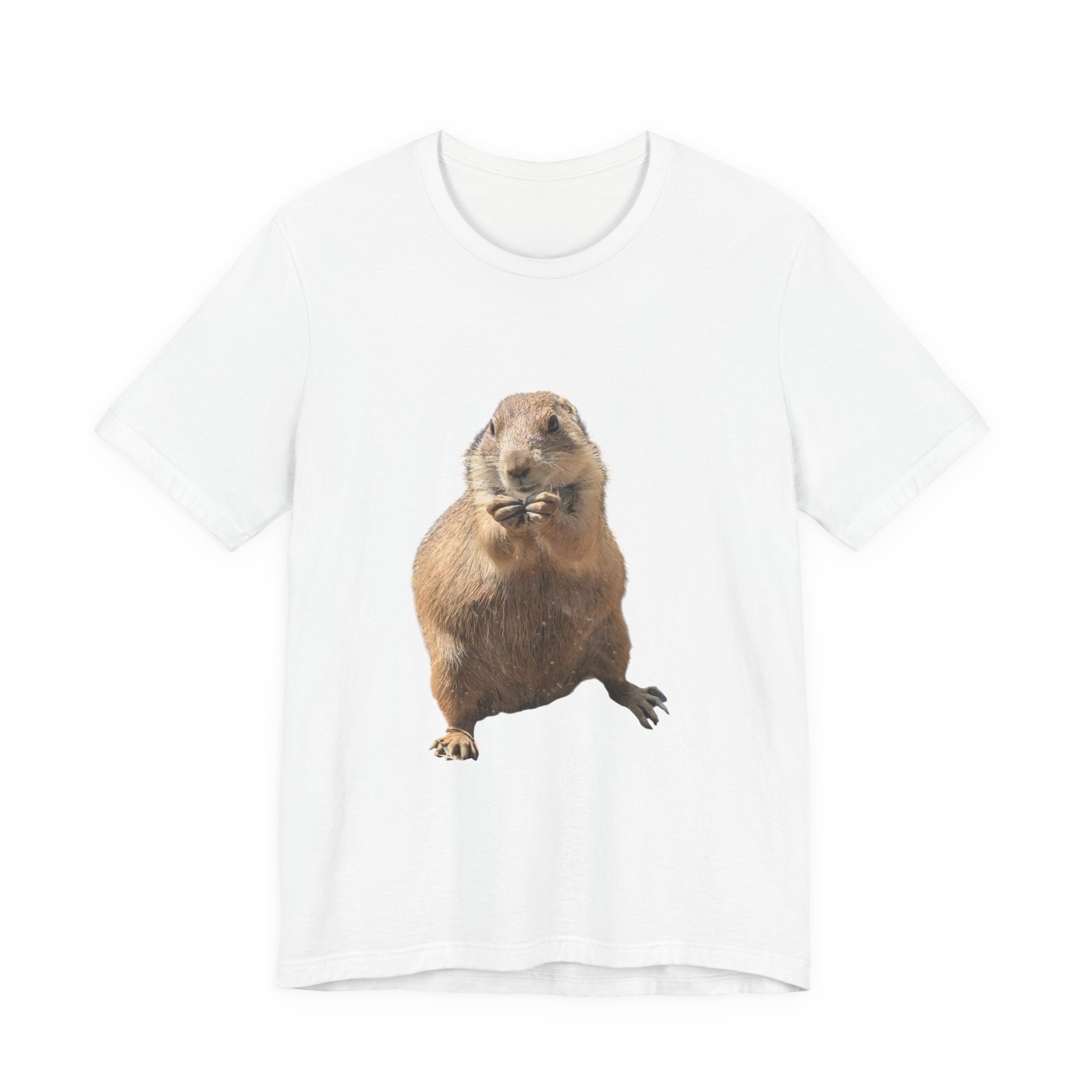 Prairie Dog Photo Tee — Cute Groundhog Animal Graphic T-Shirt